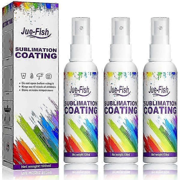 25-26 Sublimasjonsspray for bomullsstoff og polyester/bomullssett 3pcs