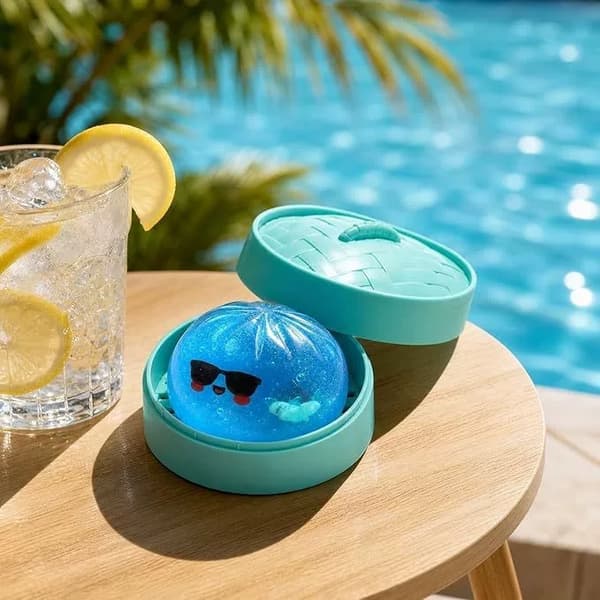 Den originale mystiske dumpling haj-udgave | Viral Squishy Fidget Toy Blind Box blue
