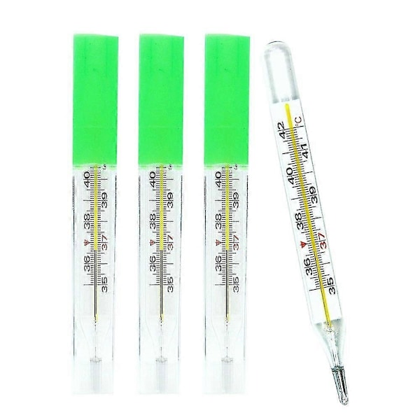 Glastermometer dual skala klassisk traditionel glaspræcisionstermometer