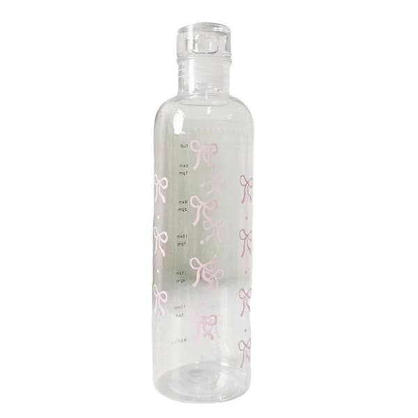 500 ml Vattenflaska med rosettmönster, stor kapacitet, plast, tidsskala