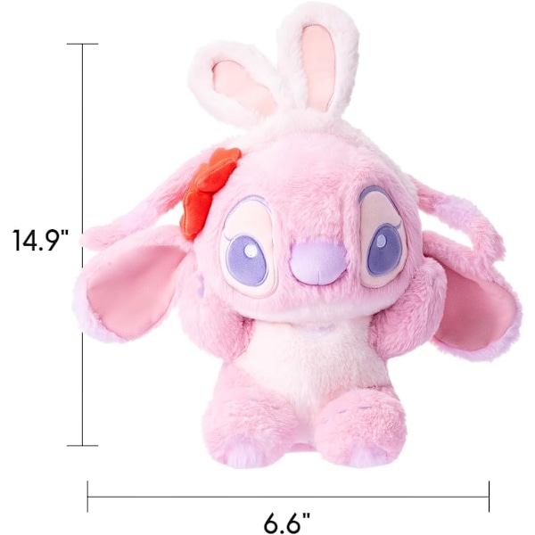 11'' Lilo & Stitch Kollektion Kostume Skiftende Bunny Plys Legetøj (Stitch) Udstoppede Dyr til Valentinsdag, Mini Udstoppede Dyr Entusiaster