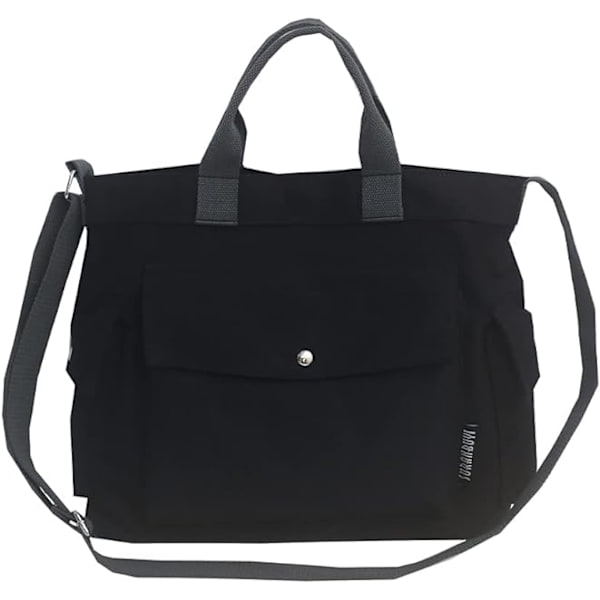 Naisten kangaskassi 14 tuuman suuri crossbody-kassi, jossa on useita taskuja, kangaskassi, olkalaukku, työlaukut