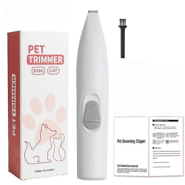 Battery-powered pet trimmer for easy grooming