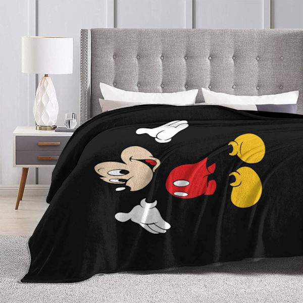 Sød Anime Cartoon Tæppe Flannel Uld Cover Tæppe Super Blødt Hyggeligt Varmt Plys Sengetøj Til Sofa Stue Soveværelse -50 x40 -E8