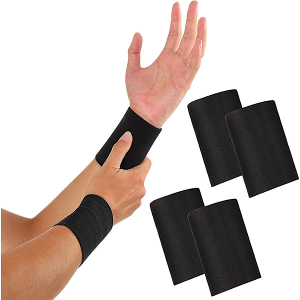 2 par kompressions handledsskydd handledsstöd handledsstöd handledsband elastiska handledsband för män och kvinnor karpaltunnel  medium