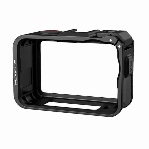 Action Camera Protective Cage Compatible with DJI Osmo Action 6 Lightweight ABS Frame with Magnetic Quick Release