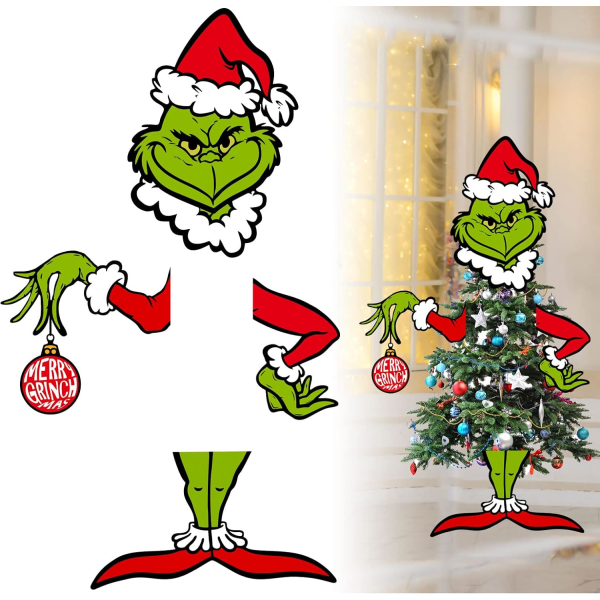Julgransprydnader Dekorationer, Julgransprydnad, Jul Dekorativa Inomhus Heminredning, Jul Julhelg Temafest Tillbehör