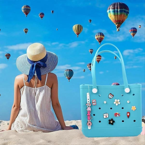 Blomster Charms Tilbehør til Bogg Tasker og Simply Southern Tote