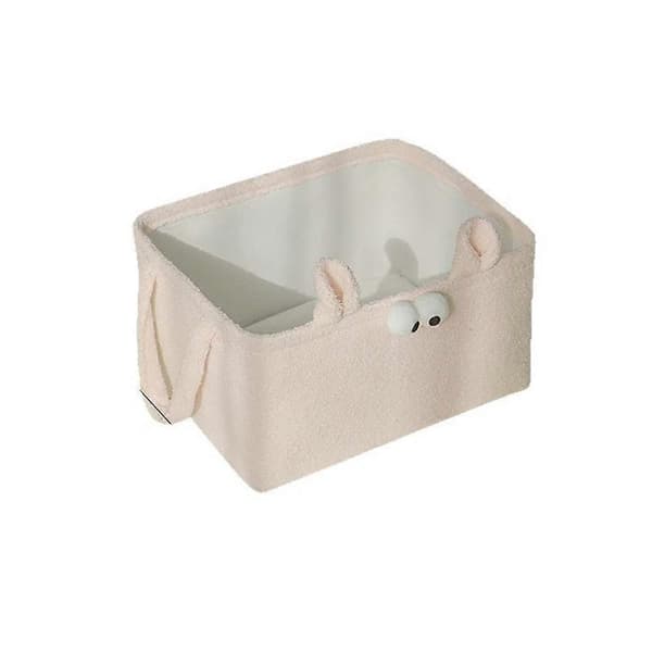 Sheepskin Storage Basket for Home Thick Sheepskin