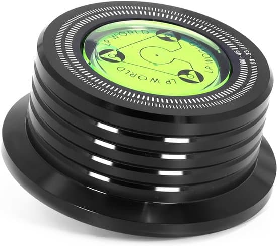 Turntable Stabilizer with Bubble Level for Vinyl LP Record Players