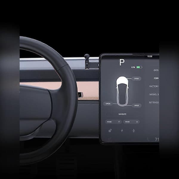 Floating Phone Mount for Car Dashboard — 3-Axis 180°/360° Adjustable, VHB Compatible