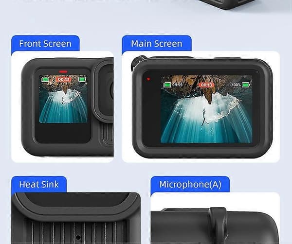 Silicone Protective Case for GoPro Hero 13 Action Camera Protective Accessories