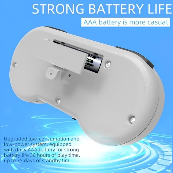 2 stk Trådløs USB SNES Controller, kiwitatá 2.4GHz Genopladelig Klassisk SNES USB PC Spil Pad Controller med Modtager til Windows PC MAC & RetroPie