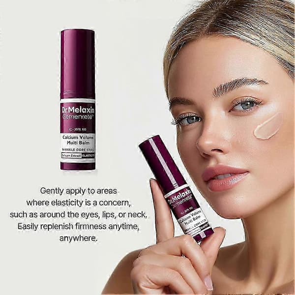 Anti-aging sæt med Calcium Volume Multi Balm og øjenplaster til dyb hudhydrering og daglig brug