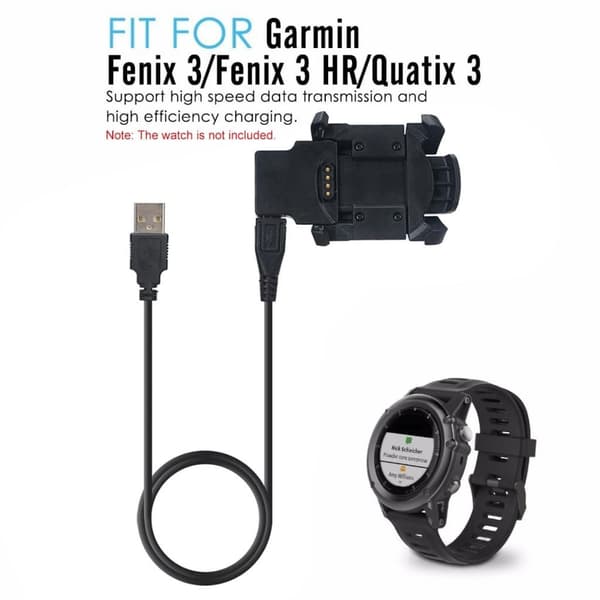 Smartwatch-ladestation Dock til Garmin Fenix 3, Fenix 3 HR, Quatix 3
