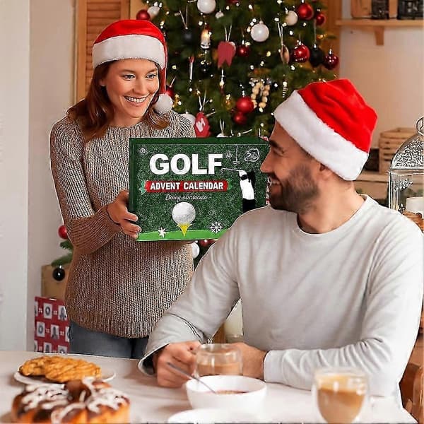 Golfs julnedräkningskalender för golfare bärbara golfverktygssatser julklappsutbyte