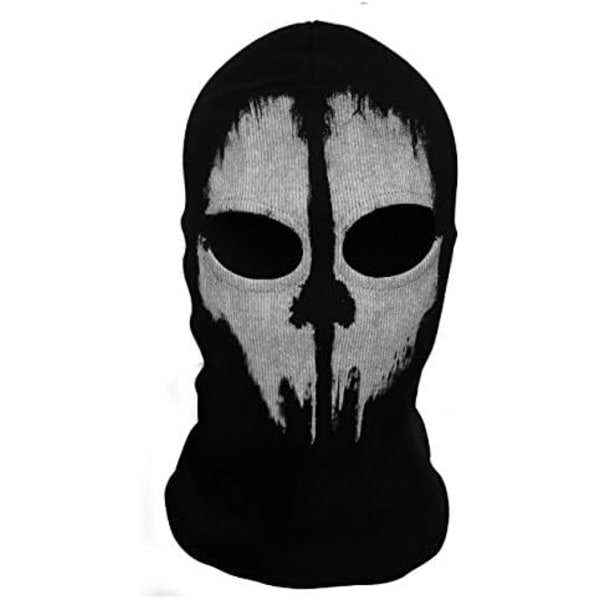 Ny Ghosts Balaclava Sykkel Skateboard Cosply Kostyme Hodeskallemaske