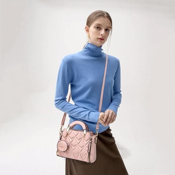 Moderne Punge og Håndtasker til Kvinder Damer Læder Top Håndtag Satchel Skuldertasker Små Totes