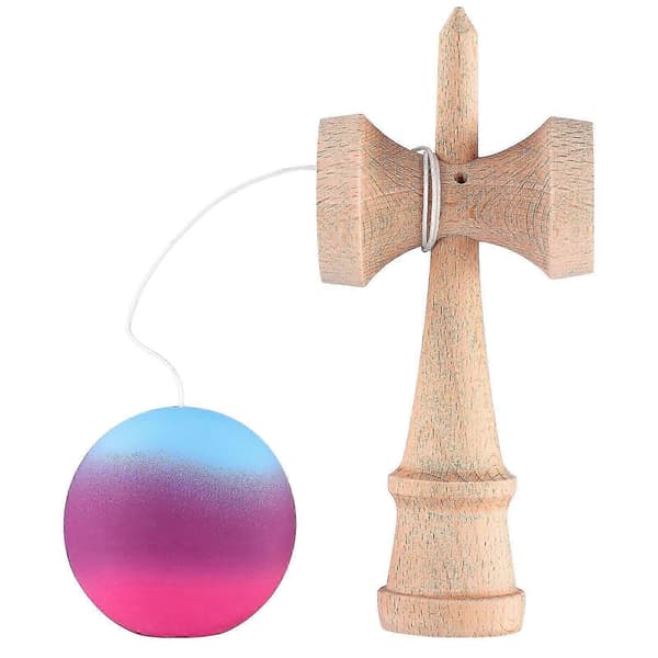 Klassisk Kendama Trælegetøj Pædagogisk Balancetræning 6 cm Bold 1 stk Multi