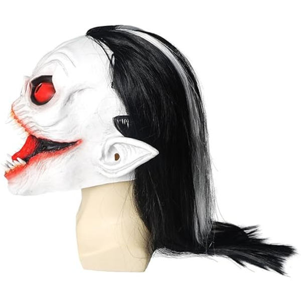Aikuisten Spooky Halloween Latex Realistinen Puku - Pelottava Silikoni Koko Kasvomaskilla - Cosplay tai Pukujuhlat