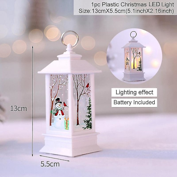 Jullampa Ljus Glad Jul Dekorationer För Hem Navidad Julgran Ornament Julgåvor Nyår 2026