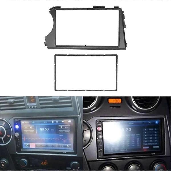 2Din bilstereofront för SSANG YONG Actyon LHD Stereo Fascias Panel Dash Mount Installation Bil DVD Ram