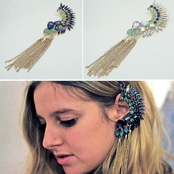 Store Hjerte Krystal Hoop Øreringe Til Kvinder Bijoux Geometriske Rhinestones Statement Smykker Gaver Sølv