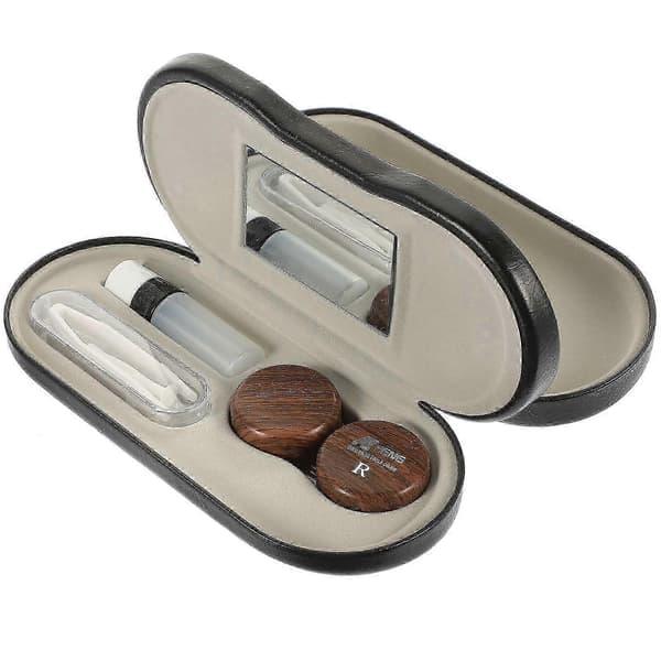 Glasögonfodral Reseorganiserare för glasögon Rektangulär form Enkel stil Sammetfoder Metallmaterial Skyddar mot repor 1 set 15,8X7,4 cm Multi