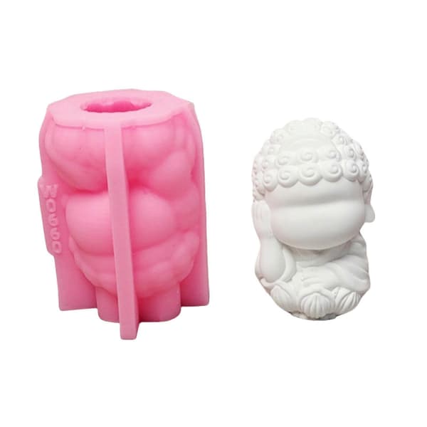 3D Religiøs Statue Silikone Lysforme til Fremstilling af Lys, Sæbe, Chokolade, Slik, Kage Hjemmedekoration Epoxyharpiksforme