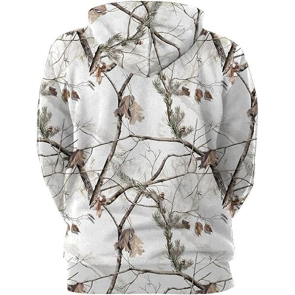 Herr långärmad huvtröja Halloween rolig besättning hals sweatshirt med känguruficka jul flerfärgad 3D-tryck tröja tröja（Storlek：M） Style10 M