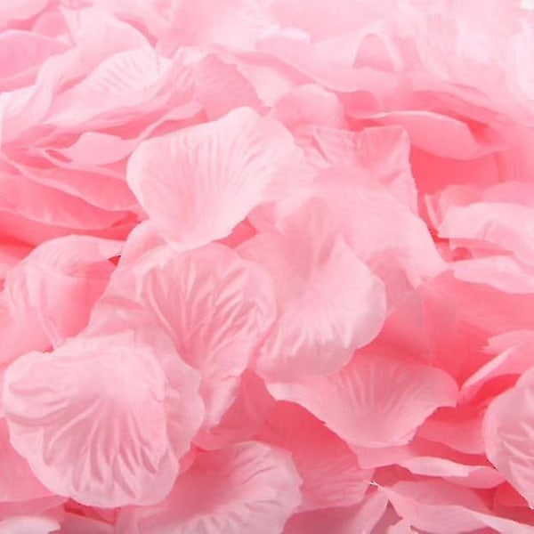 Julepynt 1000 stk Gull Silke Rose Kunstige Blomsterblader Bryllupsfest Blomstergaver Dekor Q D