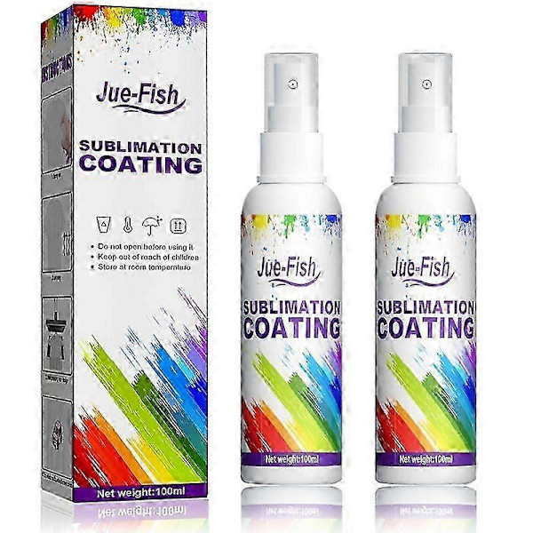 25-26 Sublimasjonsspray for bomullsstoff og polyester/bomullssett 2pcs