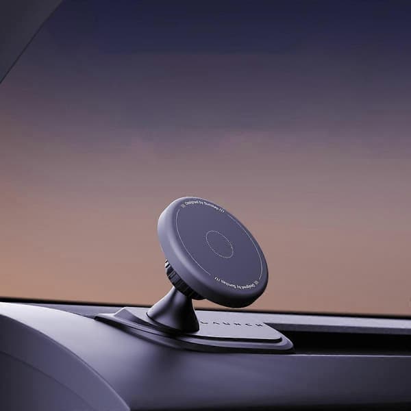 A-pillar Silicone Magnetic Mount Compatible with Tesla Model 3 and Model Y — ABS + Aluminum, old OEM-