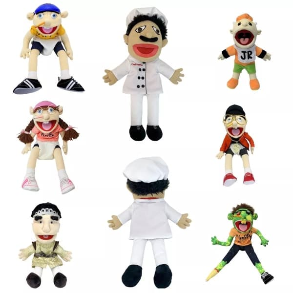 Hand Puppet Boy Joseph Cody Feebee Plush Toy Doll Removable Gift Cody