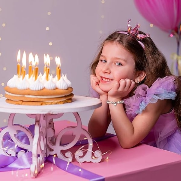 4-21 år gamla födelsedagspresenter till flickor, rosa zebra naturstensarmband med söthjärtaberlock och meddelandekort för dotter/barnbarn/systerdotter (13:e)