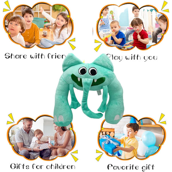 Nya Garten of Banban plyschleksaker, 10 tum Garten of Ban ban Jumbo Josh plyschleksaker, mjuk monster skräckfylld figur docka för fans gåva barn