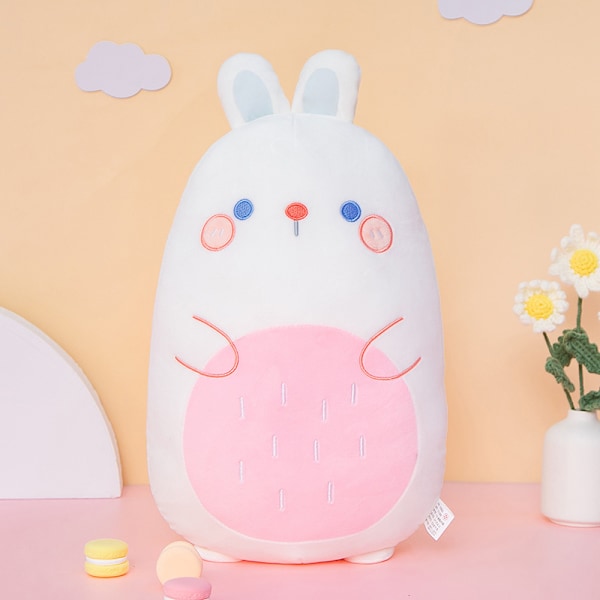 Squishmallows Pehmolelu Eläin Kawaii Pehmeä Iso Tyyny Kissa White rabbit 60cm