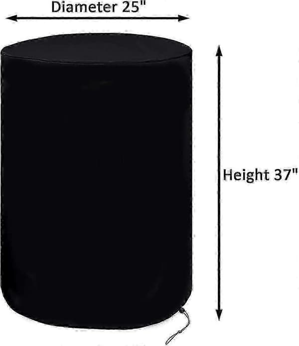 55 Gallon Fattskydd, 55 Gallon Trumskydd Med Justerbar Dragsko | Rak Sida Fatväska Skydd För Fatsskydd