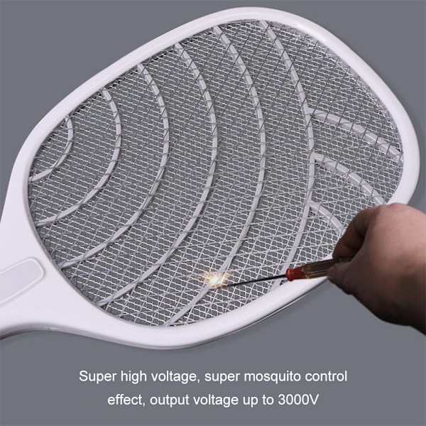 Elektrisk insektsdreper fluesmekker Zap Mosquito Best for innendørs og utendørs skadedyrbekjempelse-blå