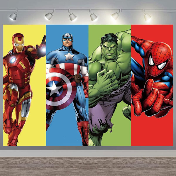 Supersankari Tausta Anime Hahmo Kuva Valokuva Tausta Poika Lapset Syntymäpäiväjuhlat Vauvakutsu Kakku Pöytäkoriste Tausta 7x5FT