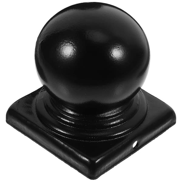 Decorative Metal Post Caps for Fence Posts, Classic Design, Protection, Round Shape, 1 Set