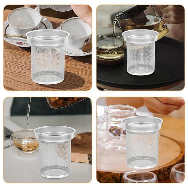 Hjemme te-infuser i rustfrit stål til 3 stk.