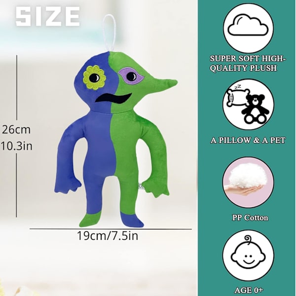 Nya Garten of Banban plyschleksaker, 10 tum Garten of Ban ban Jumbo Josh plyschleksaker, mjuk monster skräckfylld figurdocka för fans gåva barn