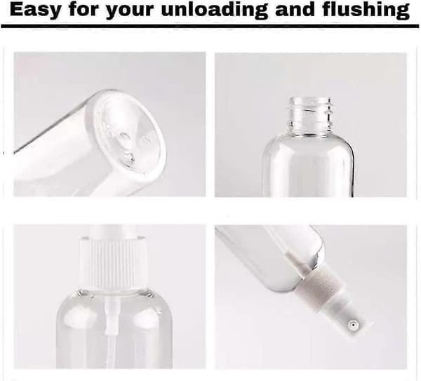 3 X 50 ml sprayflaske klar tom fin tåkeflaske
