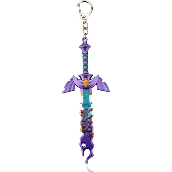Råtnet Mester Sværd Nøkkelring Siste, Nøkkelring for Menn og Kvinner The Legend of Zelda Tears of the Kingdom Mesterens Sværd Nøkkel, 13 cm