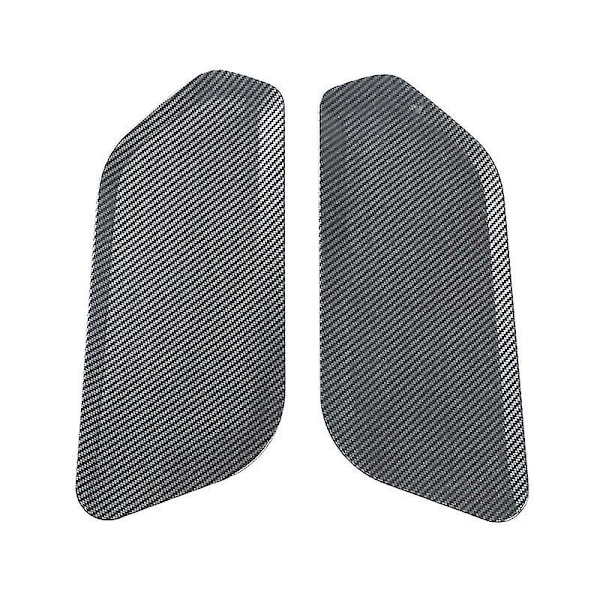 Til Land Rover Defender 90 110 130 20-23 Bil Central Kontrol Opbevaringsboks Partition Dekoration Trim Abs 2 stk Kulfiber Carbon Fiber