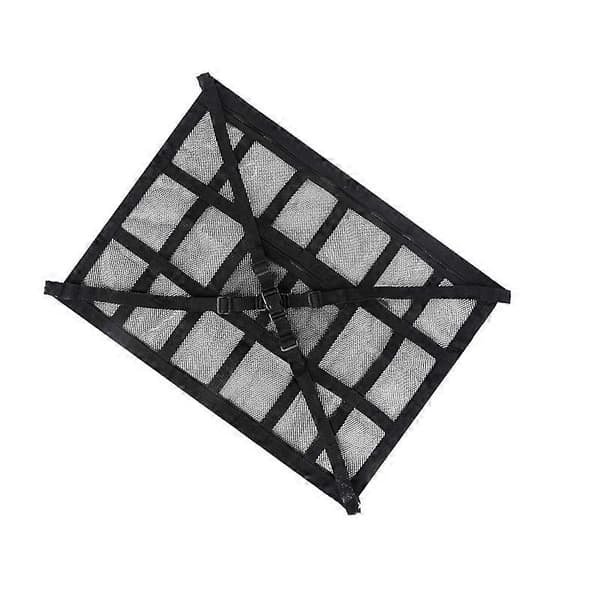 Car Roof Storage Net 18 Compartments Cross Pattern 90 Long, 65 Wide, Compatible with Various Car Models