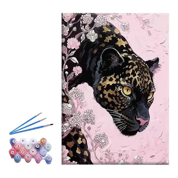 Måla efter nummer-kit 30x40cm Canvas DIY Väggkonst Stresslindrande Hobby