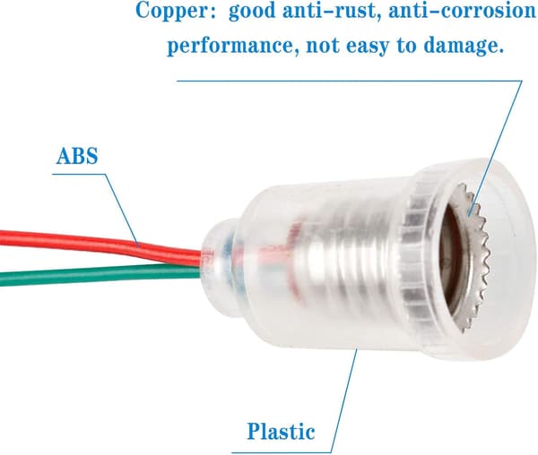 20 pcs E10 lamp holders with cable, E10 lamp socket with cable, E10 lamp holder with cable