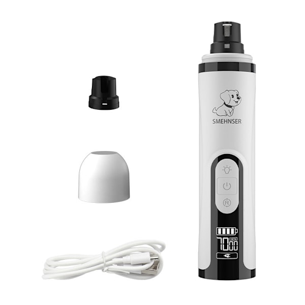 Elektrisk klo-trimmer for kjæledyr - stille og skånsom for små og mellomstore hunder og katter